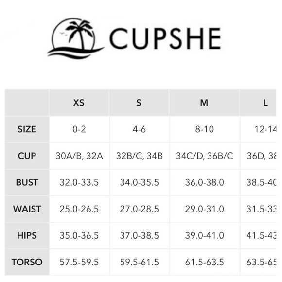 NWT Cupshe Black High Neck Keyhole One Piece Swimsuit Size Medium Tummy Control - Picture 13 of 14